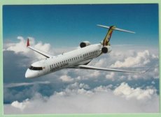 Uganda Airlines Canadair CRJ 900 postcard