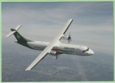 Uni Air ATR-72 - postcard Uni Air ATR-72 - postcard