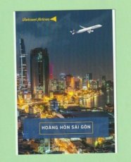 Vietravel Airlines Airbus A321 - postcard Vietravel Airlines Airbus A321 - postcard
