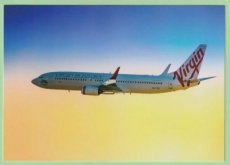 Virgin Australia Airlines Boeing 737-800 - postcard