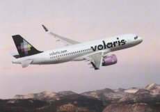 Volaris Airbus A320 postcard Volaris Airbus A320 postcard