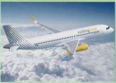 Vueling Airbus A320 - postcard